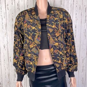 VINTAGE S.L.B by Sunny Leigh Silk Bomber Jacket